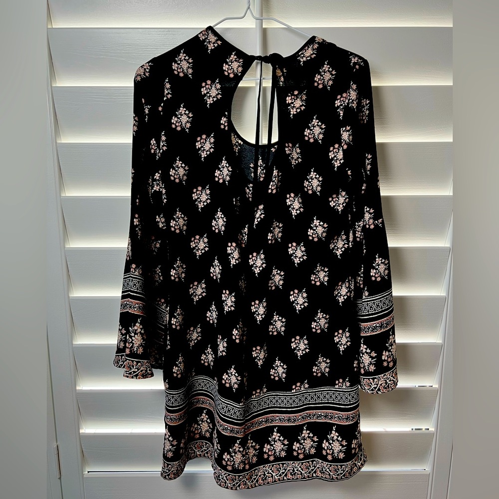 Xhilaration Black floral Dress